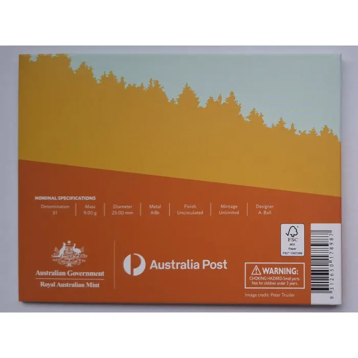 2022 $1 Australian Dinosaurs Four-Coin UNC Set