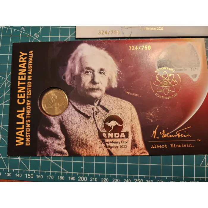 2022 Sydney money expo ANDA overprint matching numbers set overland telegraph wa