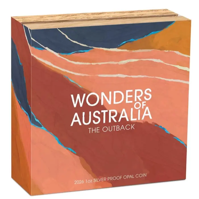 Australia 2026 Wonders of Australia The Outback 1oz Silver Proof Coin 999.9 Fine