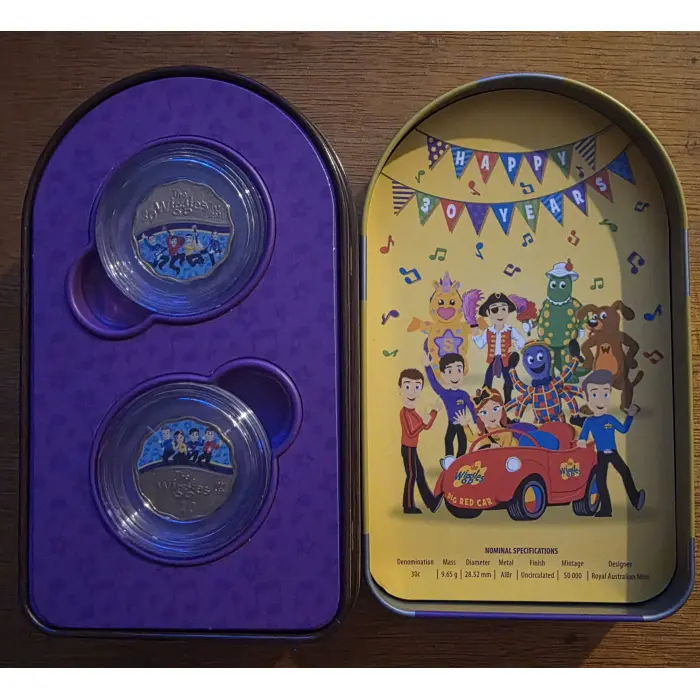 2021 “30 Years of The Wiggles” Coin Set – Royal Australian Mint 