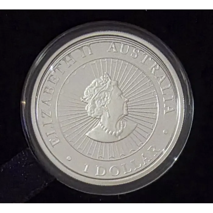 2020 $1 Great Southern Land Opal Coin 1oz Silver Proof Perth Mint COA 49/5000