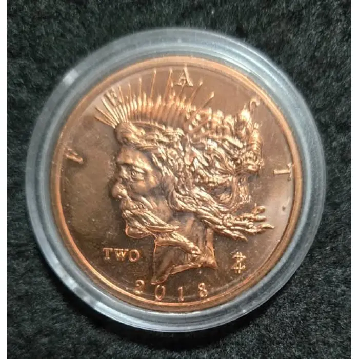 Copper bullion - 1 oz .999 fine copper rounds - Apocalypse