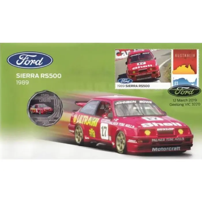 2019  50c  PNC  FORD MOTORSPORT LEGENDS 1989 SIERRA RS500