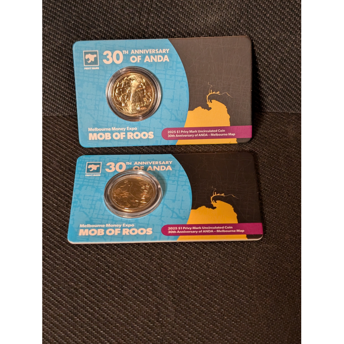2025 Melbourne 30years of Anda mob of Roos $1 