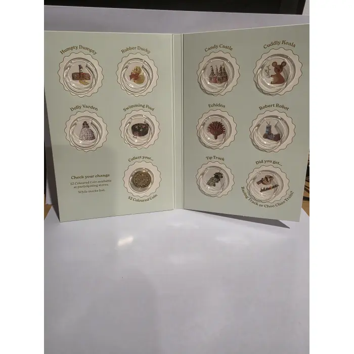 2025 Woman's weekly Birthday Cake $1, 10 coin tube and folder set