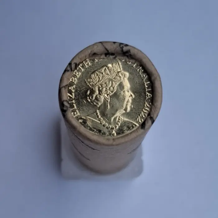 2022 $2 Frontline Workers Premium H/T Coloured Mint Roll (25 Coins)