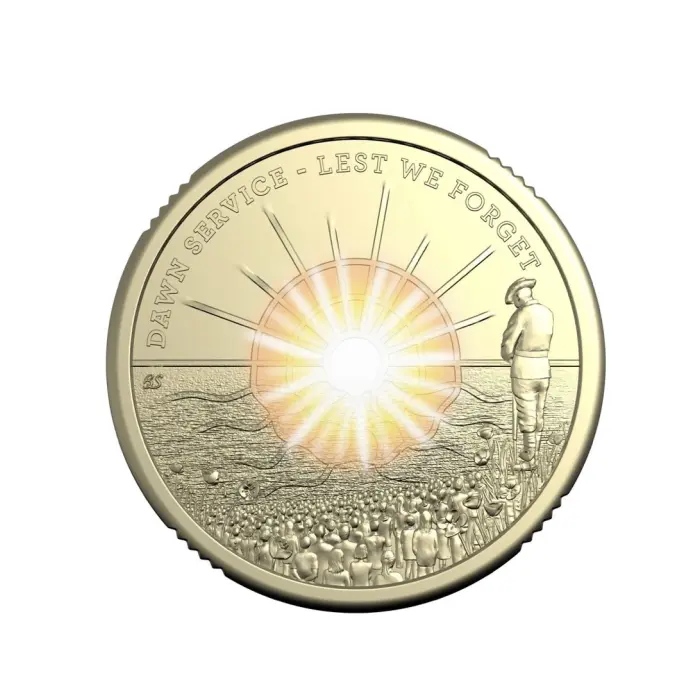 2026 $2 Dawn Service Anzac Lest We Forget RAM Coin Roll