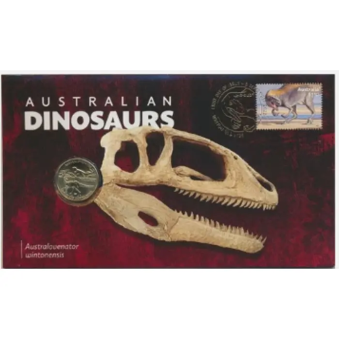 2022  $1  PNC AUSTRALIAN DINOSAURS AUSTRALOVENATOR SKELETON ENV PRIVY
