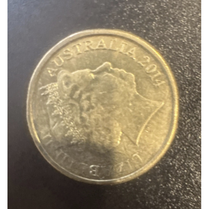 Australia 2014 $2 Remembrance Day Green Dove-circulated