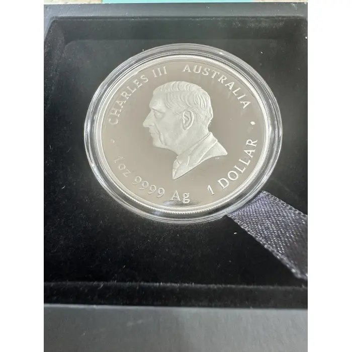 2026 Lunar Series III 1oz silver proof coloured horse coin