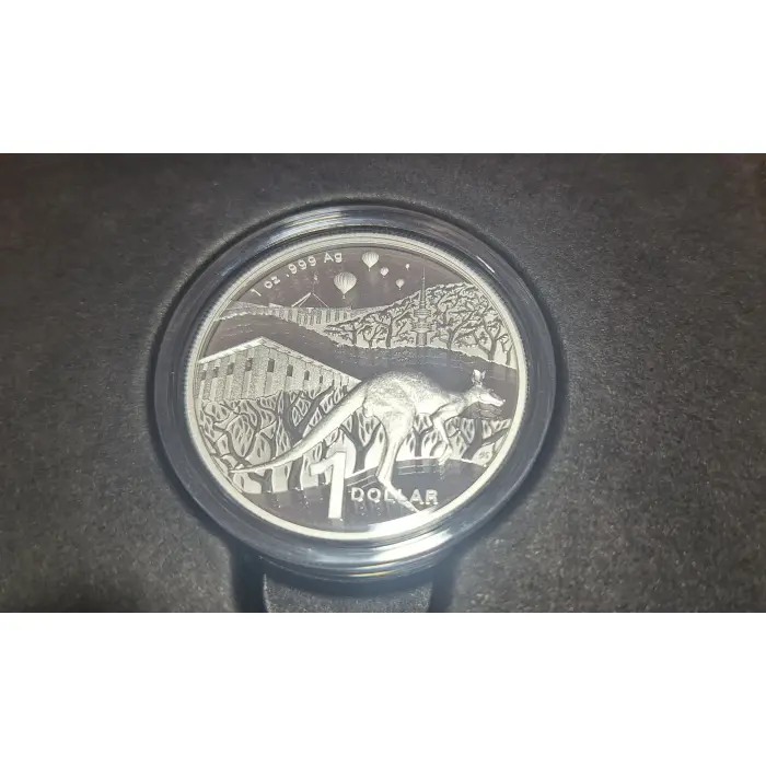 2025 Bush capital Kangaroo series Fine silver 