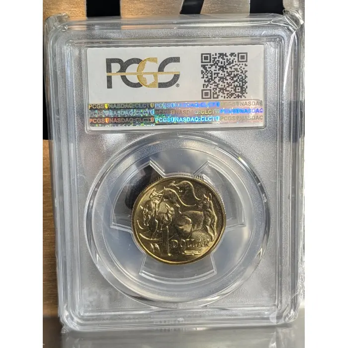 1985 $1 MOB OF ROOS MS67 