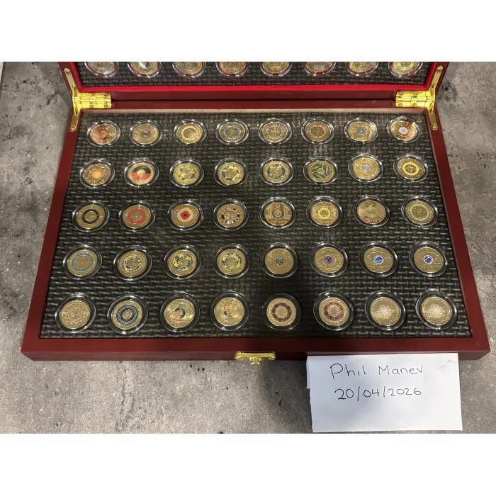 Uncirculated $2 Commemorative Coin Set Complete 
