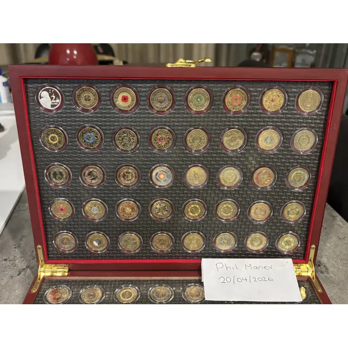 Uncirculated $2 Commemorative Coin Set Complete 