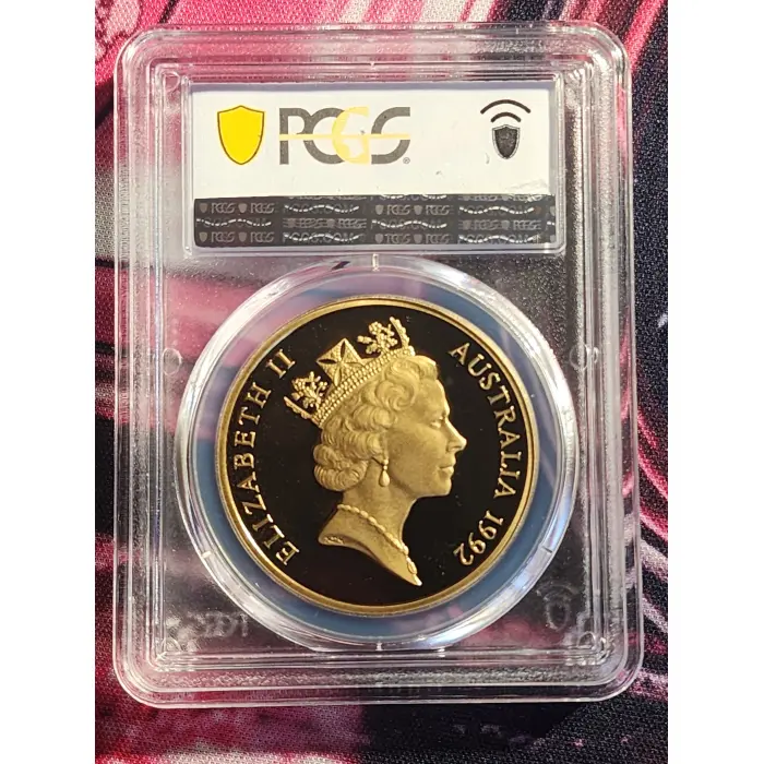 1992 $5 Space Al-Bronze,PR69DCAM POPHIGH3
