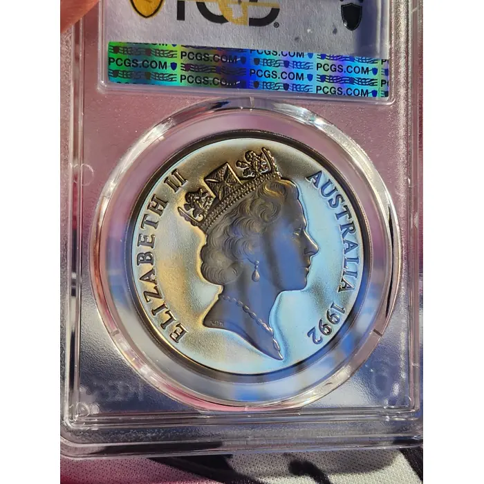 1992 $5 Space Al-Bronze,PR69DCAM POPHIGH3