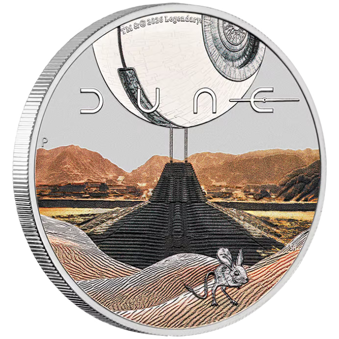 Perth Mint 2026 Dune 1oz Silver Coloured Coin