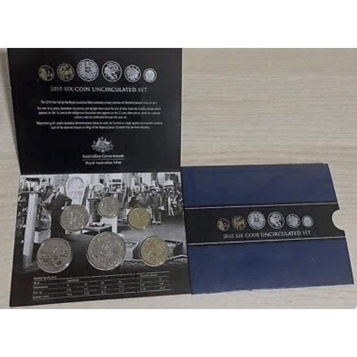 2010 Six coin Uncirculated Mint Set RAM - 6 coins