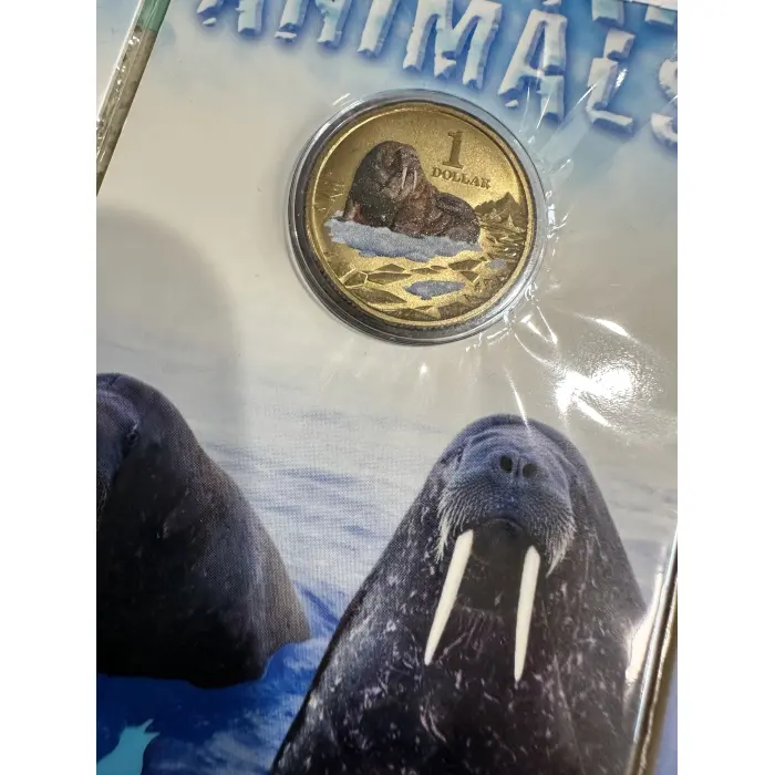 2013 RAM Polar Animals $1 Colour Coin Set