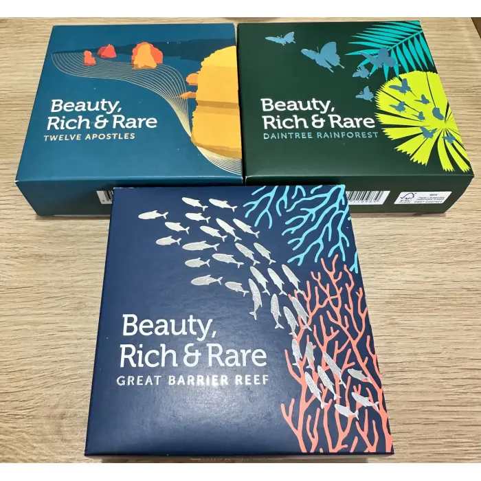 Beauty Rich & Rare  FULL 3 coin set! 