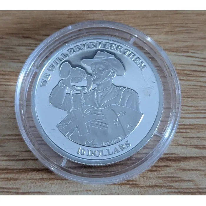 2012 $10 Silver Proof We Will Remember Them