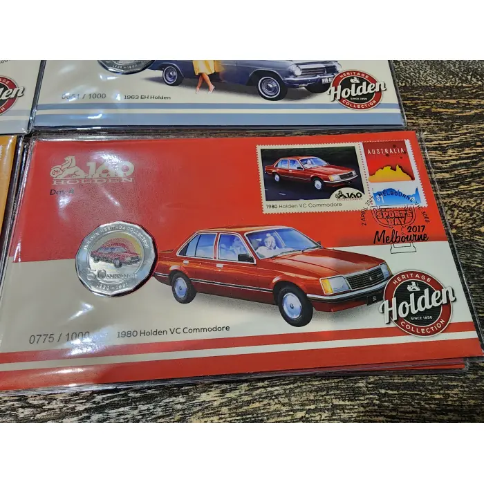 2017 Holden Melbourne StampnExpo PNC Collection Days 1 to 4 PNC 50c