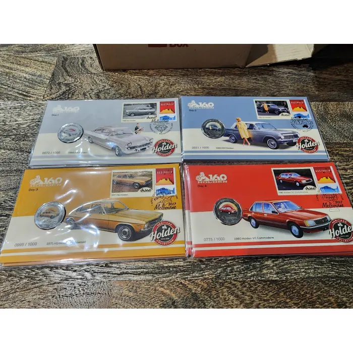 2017 Holden Melbourne StampnExpo PNC Collection Days 1 to 4 PNC 50c
