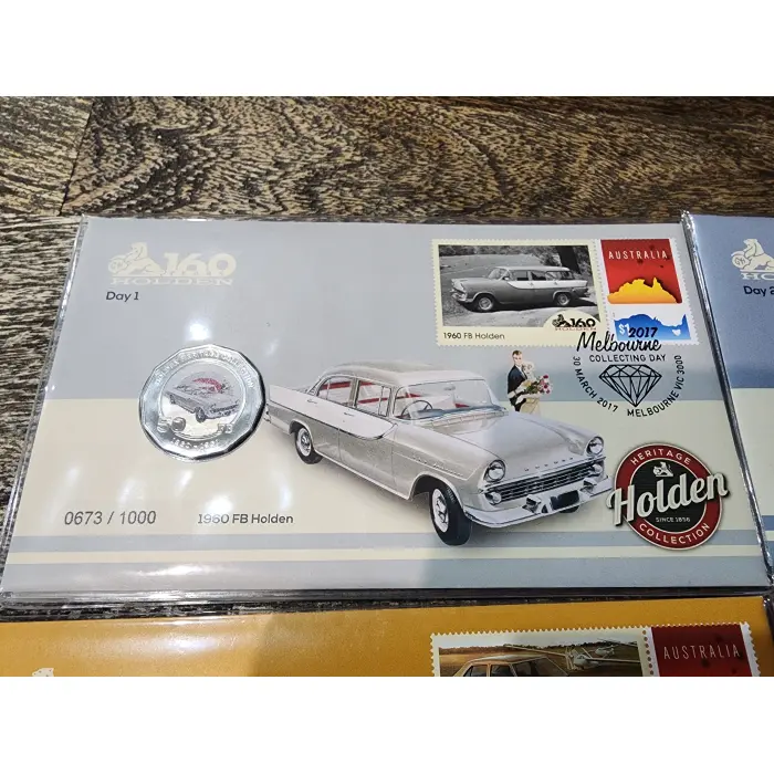 2017 Holden Melbourne StampnExpo PNC Collection Days 1 to 4 PNC 50c