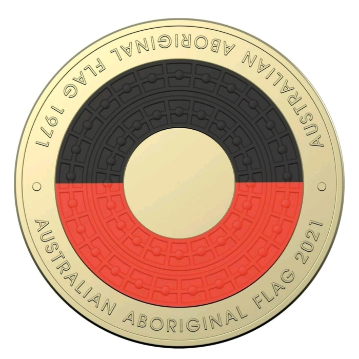 2021 $2 ABORIGINAL FLAG Uncirculated coin bag 25 coins
