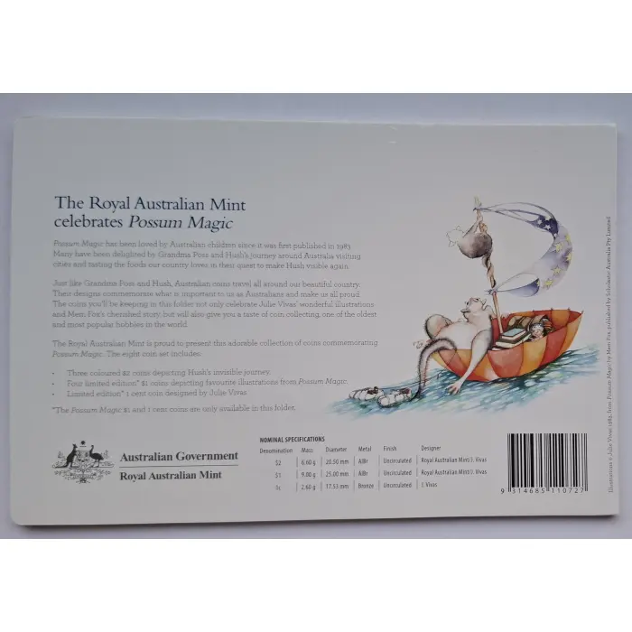 2017 Possum Magic Coin Collection