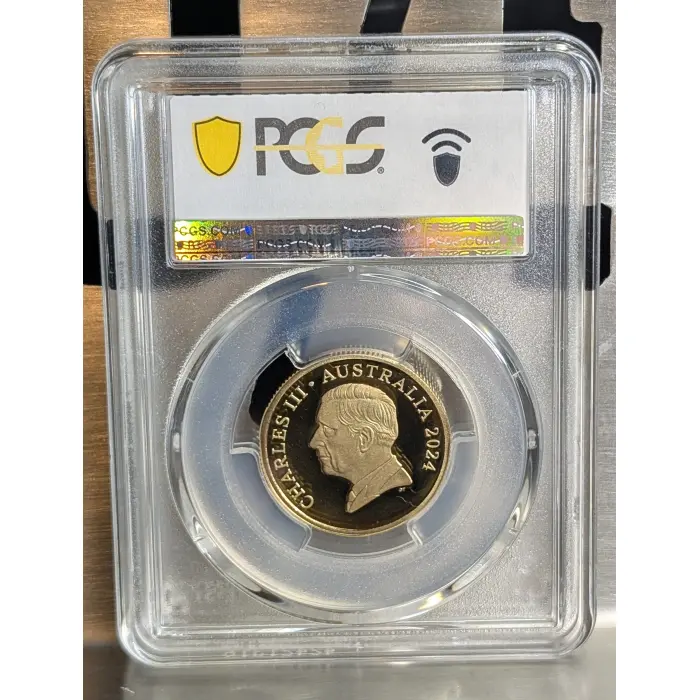 2024 Australia Bluey - Dollarbucks Colorized Proof $1 Coin PCGS PR69DCAM