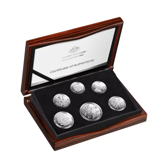 2026 Six-Coin Silver Proof Year Set – 60th Anniversary of Decimal Currency