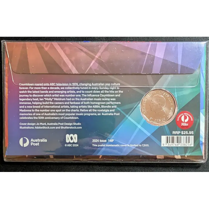 2024 50 Years of Countdown Philatelic Numismatic Cover (PNC)