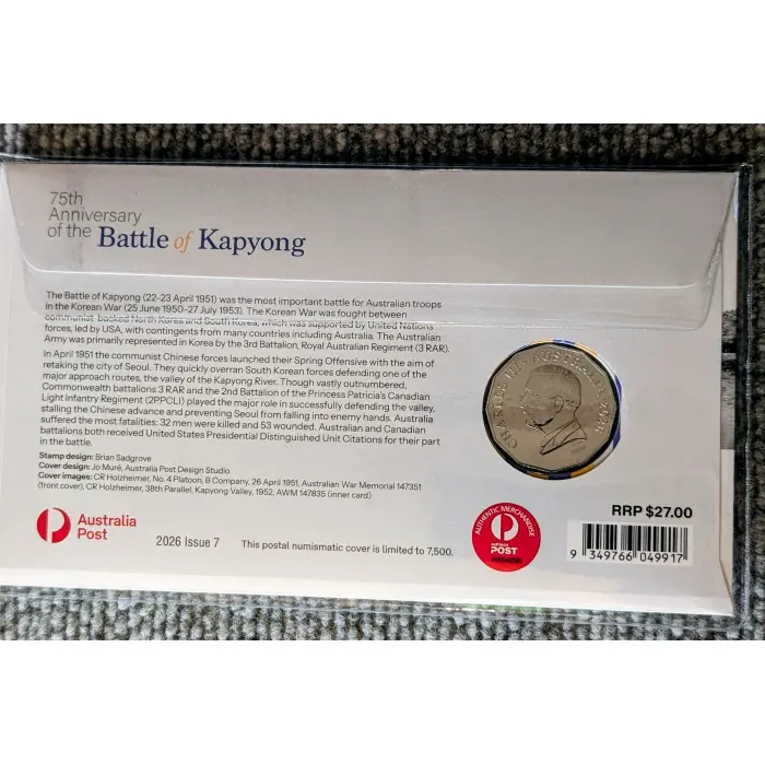 2026  Battle of kapyong PNC .50c