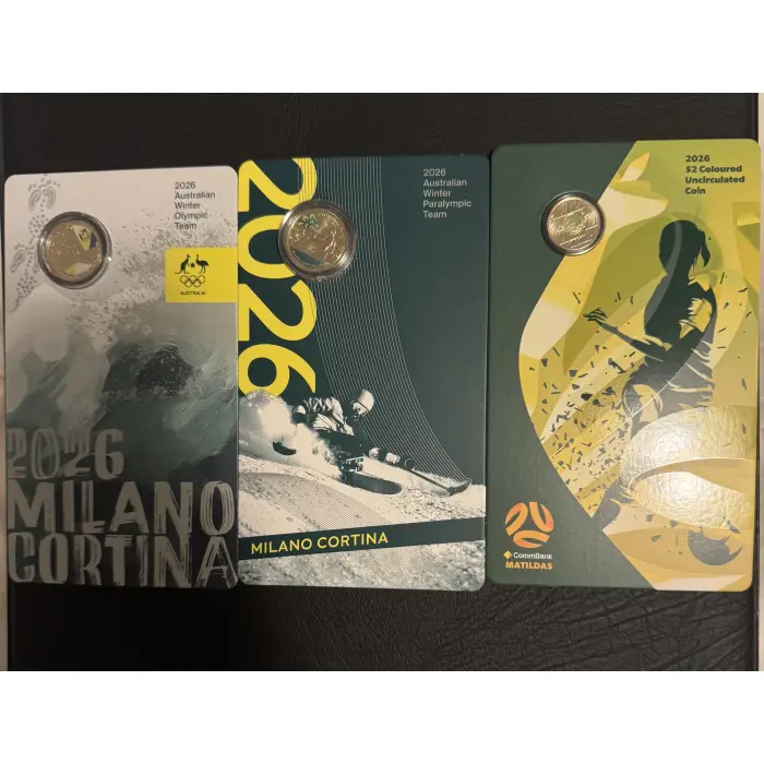 Uncirculated Coin bundle - 2026 $1 Paralympics + 2026 $2 Matilda’s 