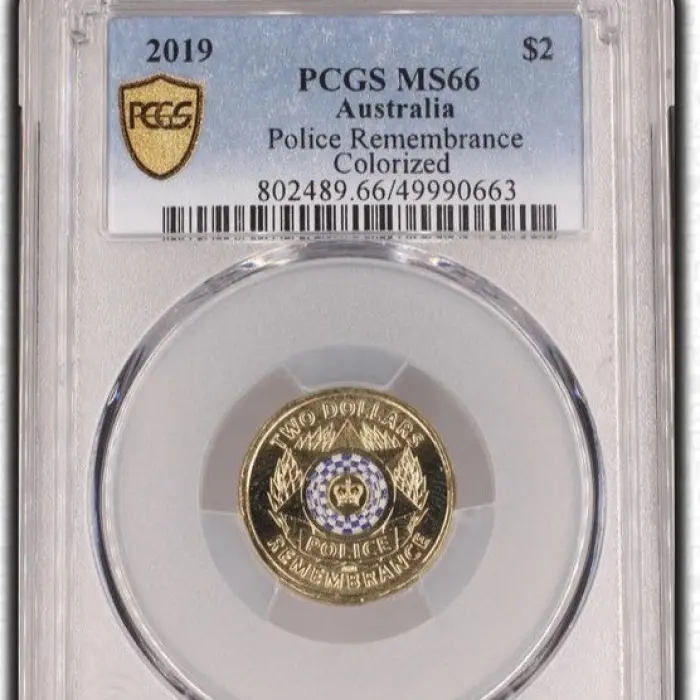 2019 $2 Police Remembrance PCGS MS66