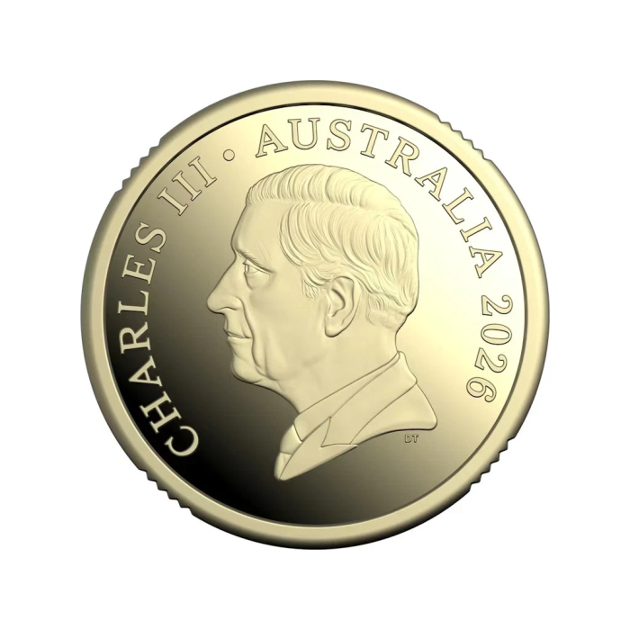 Matildas 2026 Proof Coin Football Soccer Green Two Dollar $2 Matilda Australia