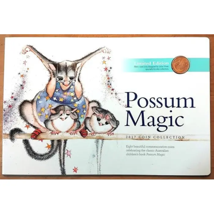 2017 $2 Possum Magic 8x UNC Coin Set