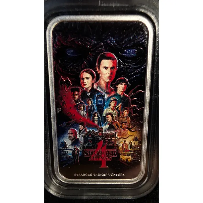 Stranger Things - Season 4 2026 1oz Silver Rectangular Coloured Coin