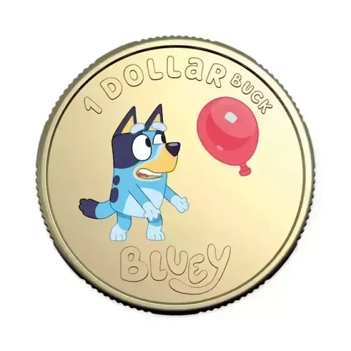 Bluey 2024 Coloured Coin Postal Numismatic Cover (PNC) LIMTED TO 3000 UNITS