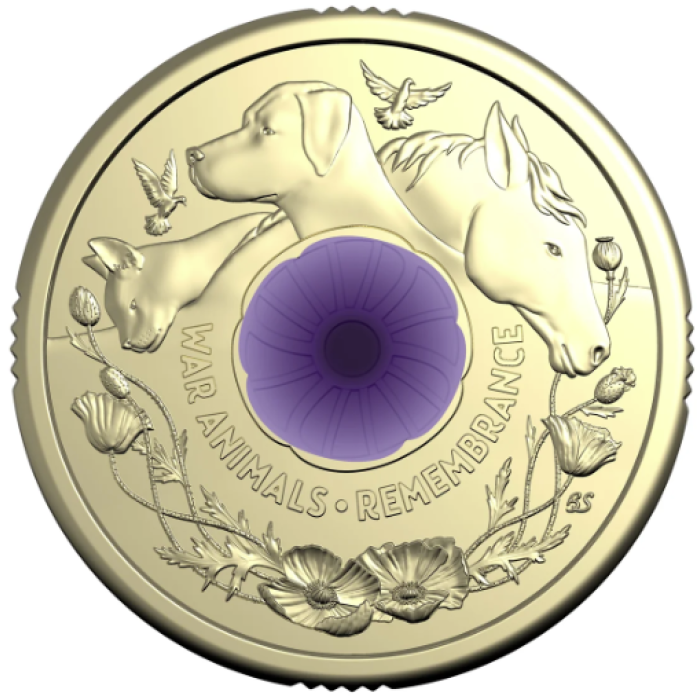 $2 2024 Purple Poppy  - CIRCULATED