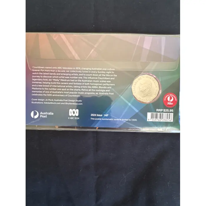 2024 50C 50 YEARS OF COUNTDOWN PNC - MINTAGE: 7,500