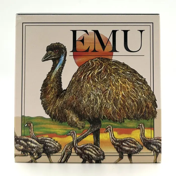 2026 Australian Emu 1oz Silver Coloured Coin