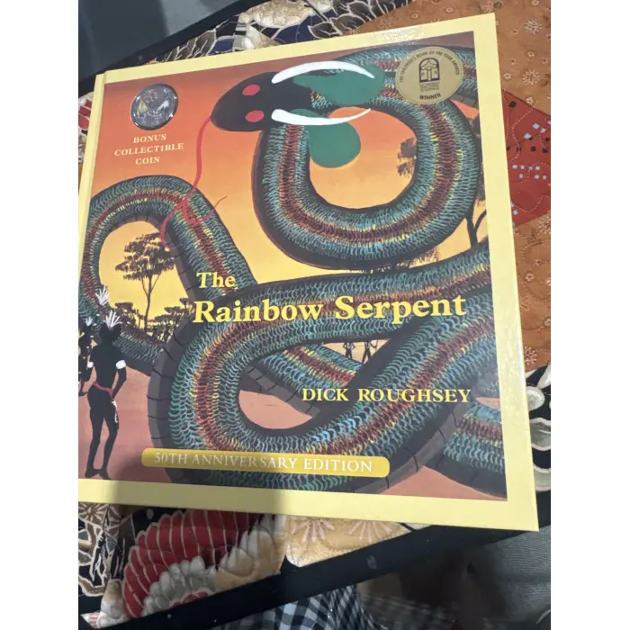 The Rainbow Serpent book with collectivle coin