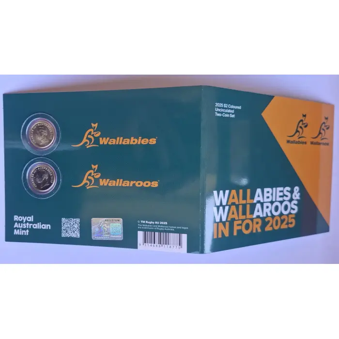 2025 $2 Wallabies & Wallaroos Two-coin Set