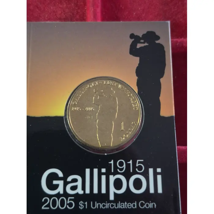 2005 C MINT MARK $1 GALLIPOLI COIN