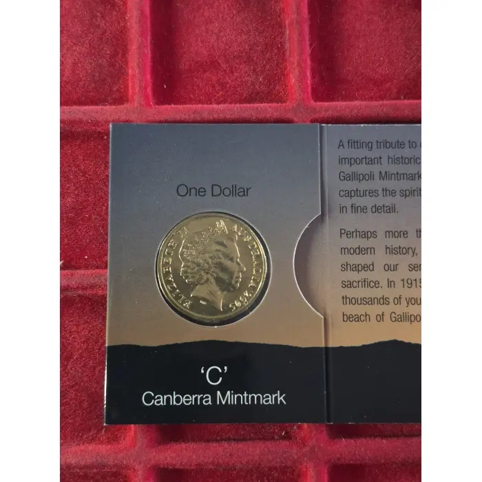 2005 C MINT MARK $1 GALLIPOLI COIN