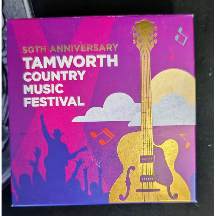 2022 50c Anniversary of Tamworth Gold Gilded Silver