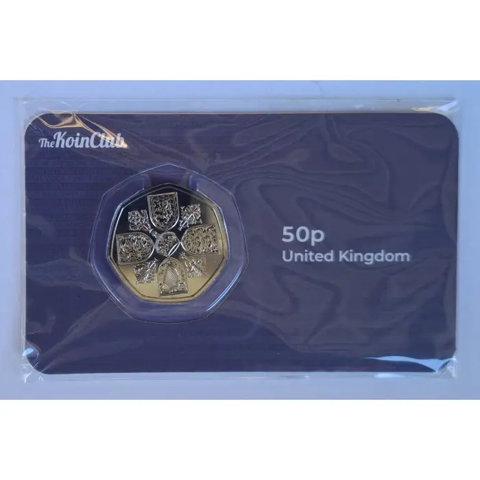 2022 50p Queen Elizabeth III Tribute Carded Coin
