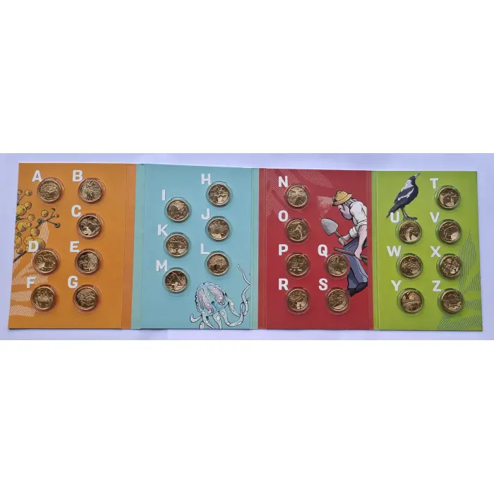 2022 $1 The Great Aussie Coin Hunt 3 Complete UNC 26-Coin Folder